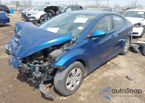 2016 Hyundai Elantra Se z USA, uszkodzony, nr VIN KMHDH4AE7GU587887